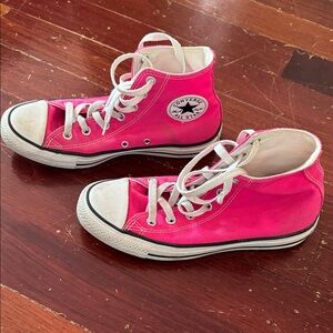 Hot pink Chuck Taylor All Star High Tops